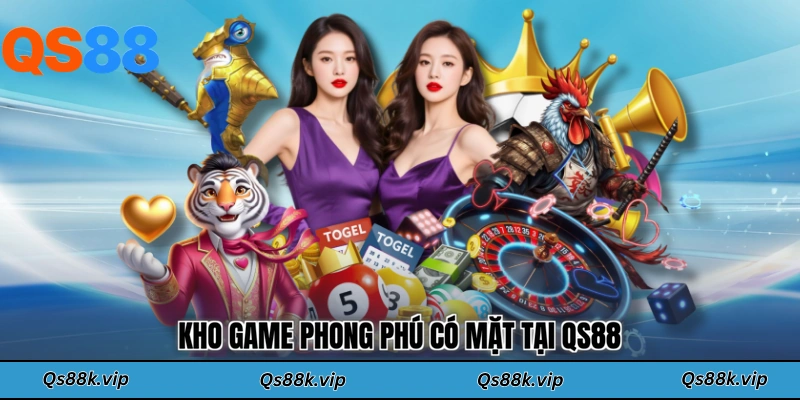 Kho game phong phú có mặt tại QS88